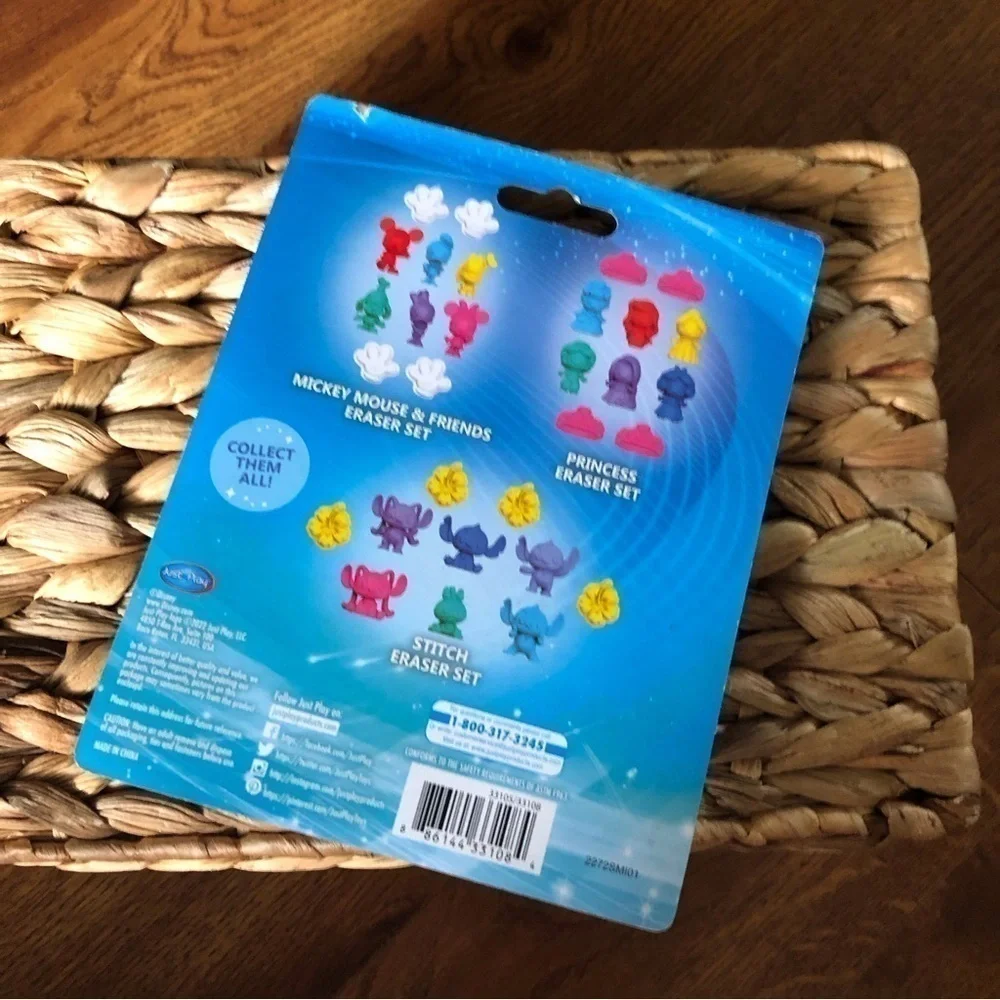 Disney Princess: 10pc Eraser set